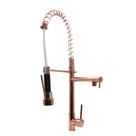 Torneira Monocomando Gourmet 65 cm Alta Rosê Gold 3563