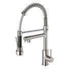 Torneira monocomando gourmet aço inox escovado 50cm