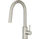 Torneira Monocomando Gourmet de Cozinha Inox Maldivas Escovada