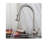 Torneira Monocomando Gourmet Em Aço Escovado 2 Jatos Slx122