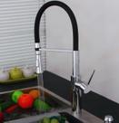 Torneira Monocomando Gourmet Linha Color Preta 2 Jatos