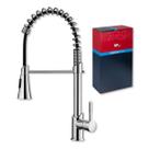Torneira Monocomando Lorenzetti Loren Kitchen 2266 C76 Giro 360º De Mesa Cromado