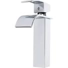 Torneira Monocomando para Banheiro Cascata Cromada de Bica Alta - BAR-002 - STILLUS HOME