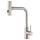 Torneira Monocomando Ponente Gourmet para Cozinha Bica Alta Giratória 360 em Inox Modelo Moderno Alta Resistência