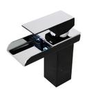 Torneira Monocomando Quadrada Metal Black com Cromado 2273
