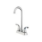 Torneira Oakbrook Bar Chrome com bico giratório de duas alças