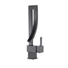 Torneira para Banheiro Lavatório com Misturador Monocomando de Mesa Bica Alta Preto Fosco Torneira para Banheiro Lavatório com Misturador Monocomando de Mesa Bica Alta Preto Fosco