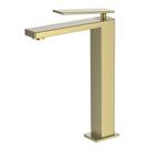 Torneira para Banheiro Lexxa Plate Monocomando Ouro Escovado