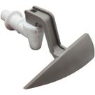 Torneira Para Begel Stille Branca Manuseador Esquerdo Cinza