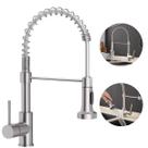 Torneira Para Cozinha Bancada Gourmet Inox 50cm Monocomando Snel Metais