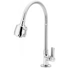 Torneira para Cozinha Bica Articulada com Ducha C60 Cromada de Parede - VTP900CWB - ESTEVES Torneira para Cozinha Bica Articulada com Ducha C60 Cromada de Parede - VTP900CWB - ESTEVES