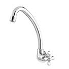 Torneira Para Cozinha De Parede Bica Alta 1/4 de Volta C52 Metal Cromado - Famosa