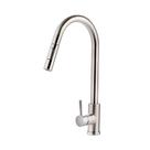 Torneira Para Cozinha Gourmet Misturador Monocomando Em Aço Inox 304 Escovado Iriri Pingoo.casa - Prata
