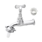 Torneira para Jardim Metal Cromada Longa 1/2" e 3/4"