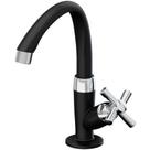 Torneira Para Lavatório Mesa Alta Móvel Cross ABS PVC Cores Branco Preto Vermelho Cromado 1/2 Tigre