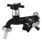 Torneira Para Tanque Ou Maquina 1028 1/4 De Volta Com 2 Saídas Preta Com Cromado C31 Torneira Para Tanque Ou Maquina 1028 1/4 De Volta Com 2 Saídas Preta Com Cromado C31
