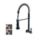 Torneira Parede Gourmet Flexível 2 Jatos Inox Preta Fosca Torneira Parede Gourmet Flexível 2 Jatos Inox Preta Fosca
