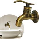Torneira Parede Para Banheiro Lavabo Oratorio em Metal Latão Estilo Curta Vintage Antiga Bronze Modelo Braga
