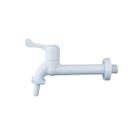 Torneira parede registro alavanca ABS tanque branco 19,5cm