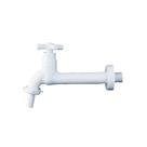 Torneira parede registro cruzeta ABS de tanque branco 19,5cm