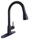 Torneira Phoenix PF231766 Slimline Monocomando com Extensor Retrátil Preto Fosco