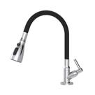 Torneira Pia Cozinha/mesa Gourmet Triplo Jet Preta C70 1/4 Volta 1/2 1168 Dn15 Cromada Real Metais