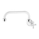 Torneira Plástica Longa Parede Bica Horizontal Cozinha Maruja Viqua Branco Torneira Plástica Longa Parede Bica Horizontal Cozinha Maruja Viqua Branco