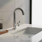 Torneira Premium Acquafam Quadra Balcão Lavatório Bica Alta Cromado Cromado Polido