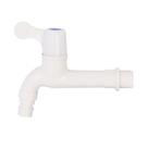 Torneira Pvc Plastico Tanque Branca 1/2'' 13x10x3Cm Longa