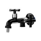 Torneira Tanque/Máquina Preta Blukit 1/2 com Redutor de Vazão e Bucha de Redução 1/2 x 3/4