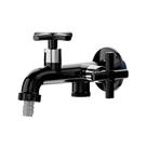Torneira Tanque/máquina Preta Blukit 1/2 Com Redutor De Vazão E Bucha De Redução 1/2 X 3/4