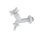 Torneira tigre abs tanque 10cm com bico cross 1/2-3/4 branca ref 455