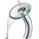Torneira Vidro Redondo Misturador Monocomando Cascata Alta Banheiro Lavatório GT843 - Lorben