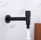 Torneira WJEF de aço inoxidável para montagem em parede com alça única fria/quente