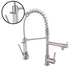 Torneiras de Cozinha Monocomando Gourmet Cromada Aço Escovado