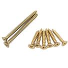 Tornillos Stone Harbor Hardware 9 x 5,7 cm y 2,5 cm Latón Paquete de 8