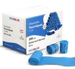 Torniquete descartável REDIBLUE 1x18cm sem látex (pacote com 250)