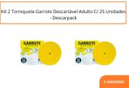 Torniquete Garrote Descartável Adulto Com 25 Unidades Sem Látex Descarpack