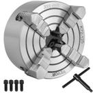 Torno Chuck Vevor K72-125 125 125 mm de 4 mandíbulas para máquina de torno de metal