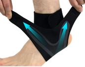 Tornozeleira ajustável de neoprene bilateral preta ortopédica artipé Tornozeleira ajustável de neoprene bilateral preta ortopédica artipé