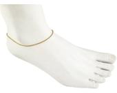 Tornozeleira Bailarina 2.0 25 Cm Ouro 18k 750 Certificado G