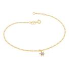 Tornozeleira banhado ouro 3x 24k 18k e 22k feminina pulseira de pé berloque tartaruga rommanel 550200 Tornozeleira banhado ouro 3x 24k 18k e 22k feminina pulseira de pé berloque tartaruga rommanel 550200