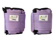Tornozeleira / Caneleira 10 KG Nylon Lilás Tornozeleira / Caneleira 10 KG Nylon Lilás