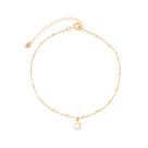 Tornozeleira Feminina Semijoias Ponto Luz Banhada A Ouro 18k Tornozeleira Feminina Semijoias Ponto Luz Banhada A Ouro 18k