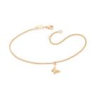 Tornozeleira rommanel banhado ouro 3x 24k 18k e 22k feminina pingente borboleta 25cm 23cm 552104 Tornozeleira rommanel banhado ouro 3x 24k 18k e 22k feminina pingente borboleta 25cm 23cm 552104