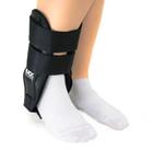 Tornozeleira Softcast Único Salvapé Preto Esquerdo