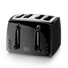 Torradeira BLACK+DECKER TR1410BD - 4 Fatias, Extra Larga, 7 Níveis de Tostagem