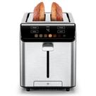 Torradeira Chefman Smart Touch de 2 fatias em aço inoxidável digital