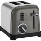 Torradeira Cuisinart CPT-160BKS de metal clássica de 2 fatias
