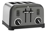 Torradeira Cuisinart Cpt180bks Clássica 4 Fatias Preto Cor Inox Preto